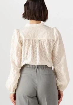 gebroken wit nukus blouses malaga blouse embroidery