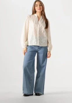 gebroken wit nukus blouses malaga blouse embroidery