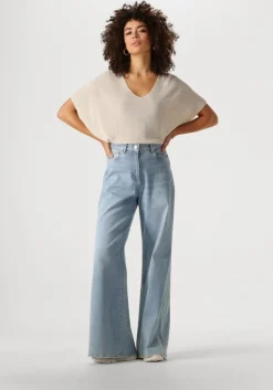 gebroken wit nukus top dina top lurex