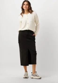 gebroken wit nukus vest marlin cardigan boucle