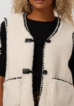 gebroken wit object gilet objpauline waistcoat