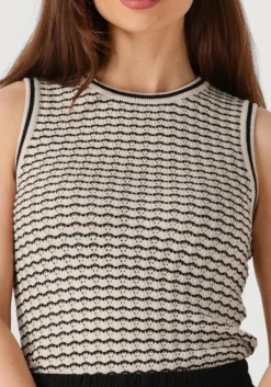 gebroken wit object top objester re pattern tank top div