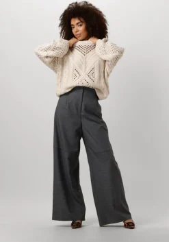 gebroken wit object trui objdede knit l/s oz pullover