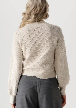 gebroken wit object trui objsida knit l/s re pullover