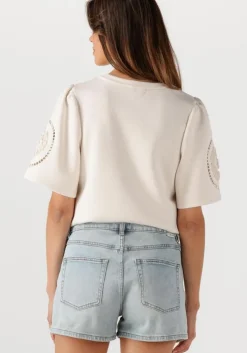 gebroken wit object t-shirt objdorina s/s re top e ss fair 25