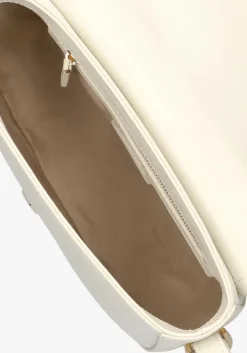 gebroken wit pinko schoudertas saddle classic