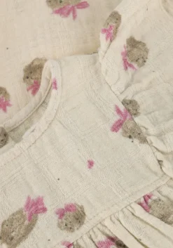 gebroken wit play up jurken printed woven dress