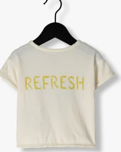 gebroken wit play up t-shirt jersey anti-uv t-shirt