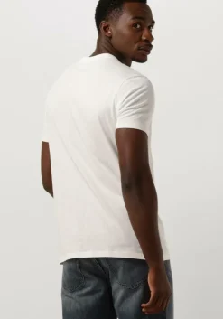 gebroken wit profuomo t-shirt t-shirt short sleeve jersey