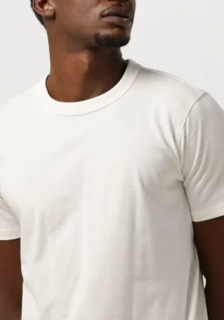 gebroken wit profuomo t-shirt t-shirt short sleeve jersey