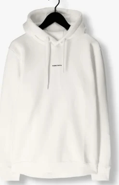 gebroken wit pure path sweater essential logo hoodie