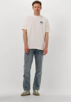 gebroken wit pure path t-shirt loose fit crewneck ss t-shirts