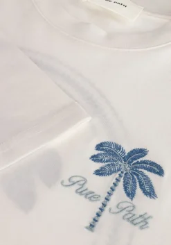 gebroken wit pure path t-shirt loose fit crewneck ss t-shirts