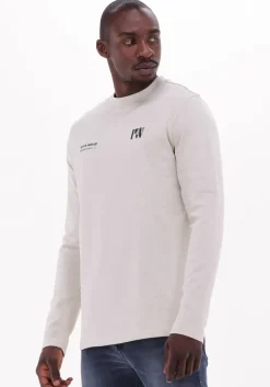 gebroken wit purewhite longsleeves crewneck jersey long sleeve with graphic prints