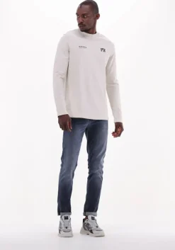 gebroken wit purewhite longsleeves crewneck jersey long sleeve with graphic prints