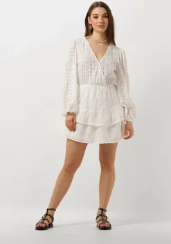 gebroken wit refined department mini jurk eloise