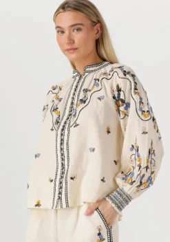 gebroken wit scarlett poppies blouses femme top