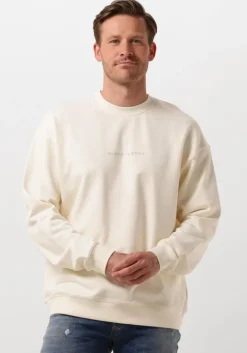 gebroken wit scotch & soda sweater logo front chest sweatshirt