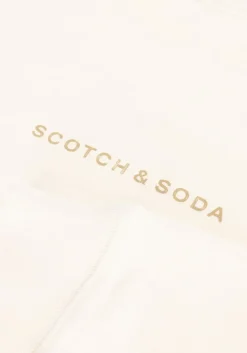 gebroken wit scotch & soda sweater logo front chest sweatshirt