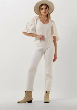 gebroken wit scotch & soda straight leg jeans the sky seasonal essentials - keep it cool