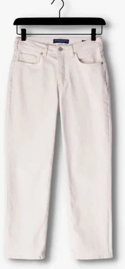 gebroken wit scotch & soda straight leg jeans the sky seasonal essentials - keep it cool