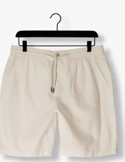 gebroken wit scotch & soda korte broek fave - cotton/linen twill bermuda