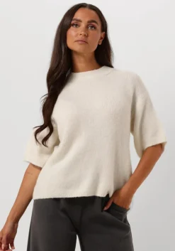 gebroken wit second female trui wanda knit o-neck