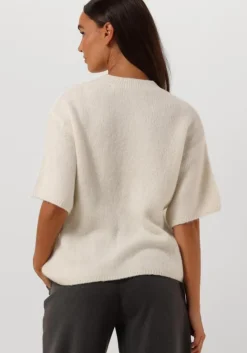 gebroken wit second female trui wanda knit o-neck
