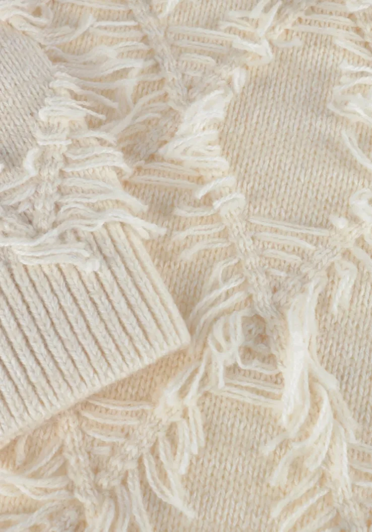 gebroken wit second female trui carli knit o-neck