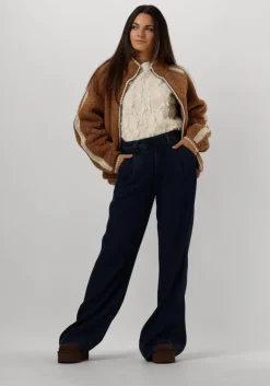 gebroken wit second female trui carli knit o-neck