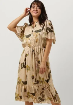 gebroken wit second female midi jurk brezza dress