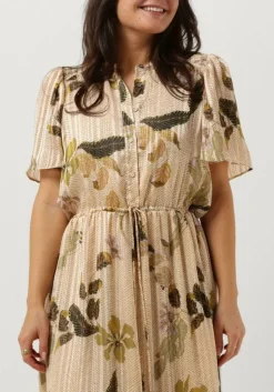 gebroken wit second female midi jurk brezza dress