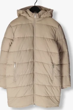 gebroken wit selected homme gewatteerde jas slhcooper puffer coat w noos