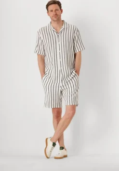 gebroken wit selected homme korte broek slhcomfort-brody-sal shorts