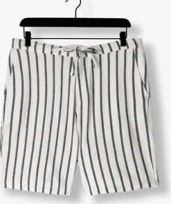 gebroken wit selected homme korte broek slhcomfort-brody-sal shorts