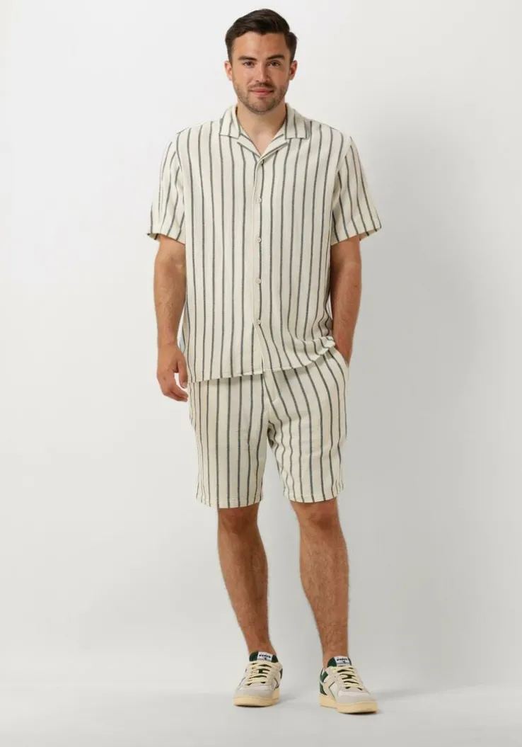 gebroken wit selected homme korte broek slhcomfort-brody-sal shorts