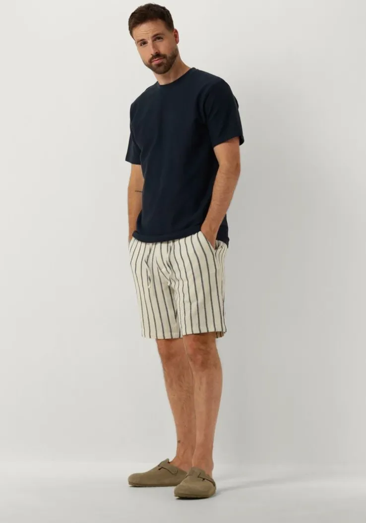 gebroken wit selected homme korte broek slhcomfort-brody-sal shorts