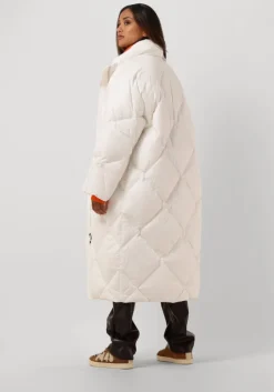gebroken wit stand studio gewatteerde jas anissa coat