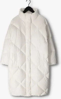 gebroken wit stand studio gewatteerde jas anissa coat