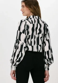 gebroken wit summum blouses blouse graphic two tone