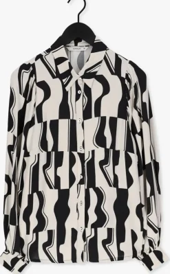 gebroken wit summum blouses blouse graphic two tone