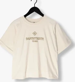 gebroken wit summum t-shirt boxy artwork tee