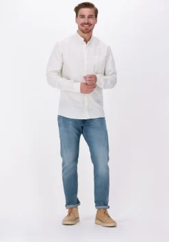 gebroken wit the goodpeople casual overhemd sofian