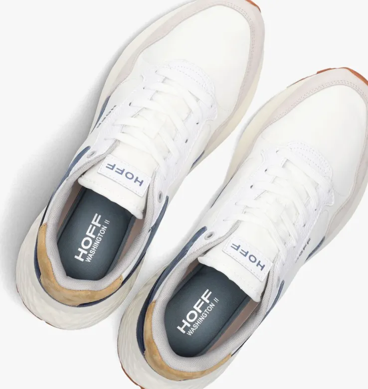 gebroken wit the hoff brand lage sneakers washington