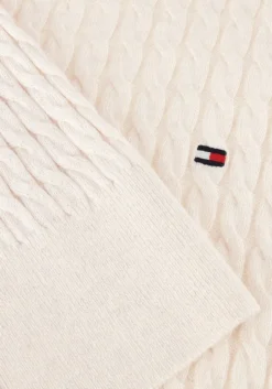 gebroken wit tommy hilfiger trui co cable fine cg