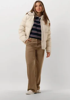 gebroken wit tommy jeans gewatteerde jas tjw alaska puffer ex