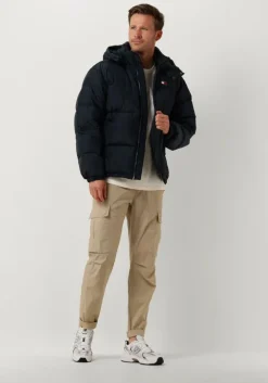 gebroken wit tommy jeans t-shirt tjm reg badge tee ex