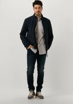 gebroken wit vanguard klassiek overhemd long sleeve shirt print on poplin stretch