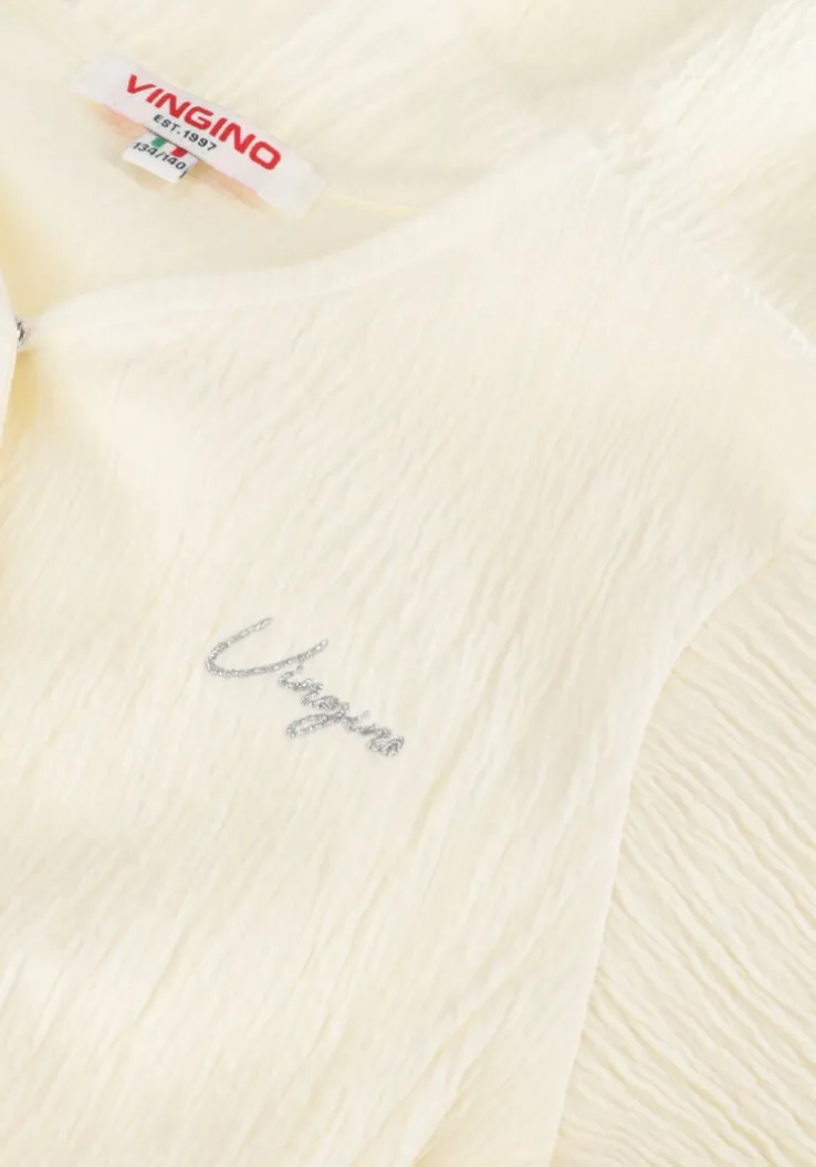 gebroken wit vingino mini jurk presila