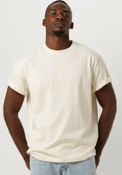 gebroken wit woodbird t-shirt wbbaine base tee